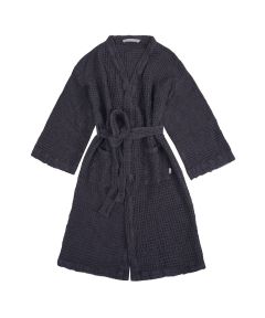 Badrock i linneblandning Luhta, svart