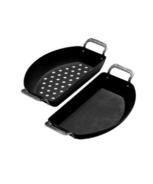 Karbon Steel Half Moon Pan Kamado Joe 