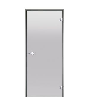 Bastudörr Harvia aluminiumkarm frostat glas