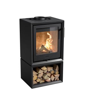 Braskamin Contura 130 med vedfack