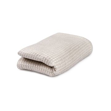Handduk Axling lin natur/benvit 50x70cm