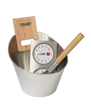 Harvia bastuproduktset stainless steel