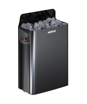 Harvia Bastuaggregat The Wall Black Steel