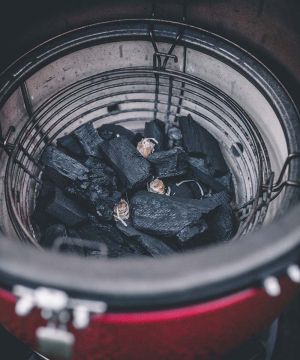 Kolkorg som passar Kamado Joes keramiska kolgrillar