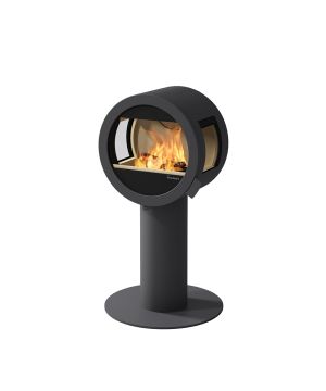 Braskamin Nordpeis ME Pedestal med sidoglas