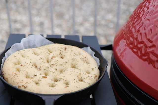Focaccia - baka bröd med din grill