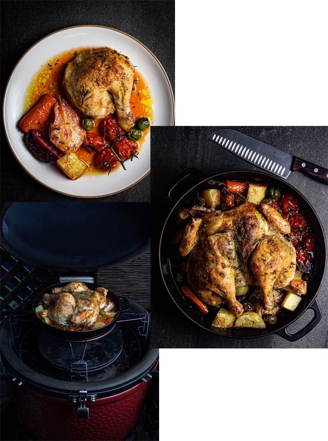 Kamado Joe recept kyckling